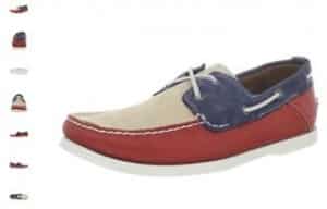 Chaussures Timberland Bleu rouge soldes