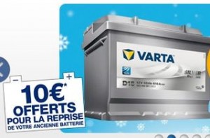 Norauto 1 batterie ramenée = 10 euros en bon d’achat 