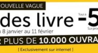 Plus de 10000 livres à moitié prix / SOLDES