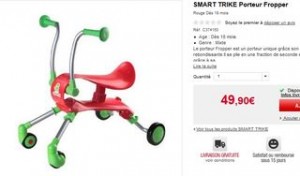 SMART TRIKE Porteur Fropper pas cher