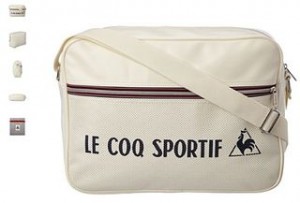 Sac Le Coq Sportif Lineaire beige en soldes