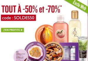 Soldes The Body Shop code promo