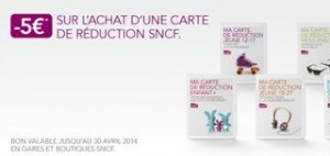 bon de reduction SNCF 5 euros