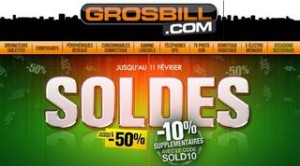 code promo 10 pourcent soldes grosbill