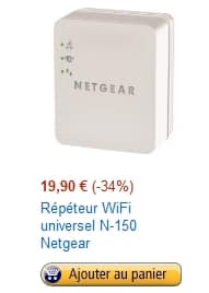 repeteur Netgear 19 euros 90 vente eclair