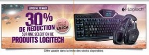 30% de remises supplémentaires sur Logitech 