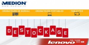 Déstockage ordinateurs Lenovo 