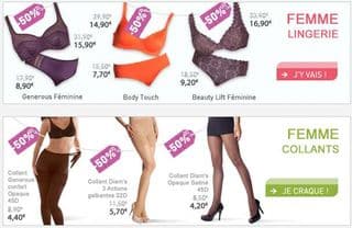 Derniers jours Dim Days ! Livraison gratuite et jusqu’à moins 50% (lingerie, collants…