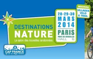 Invitation gratuite pour le salon Destination Nature (Nouvelles Randonnées) 28-30 mars Paris
