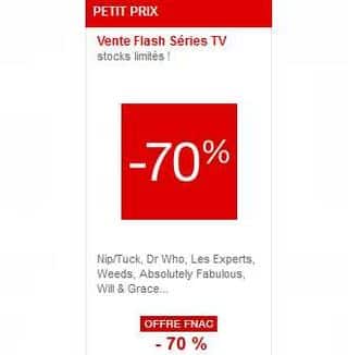 Vente flash : coffrets séries TV à moins 70%