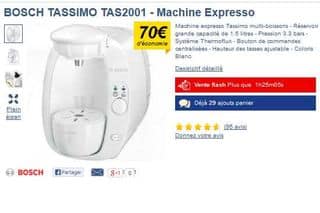 cafetière à dosette Bosch TASSIMO TAS2001 