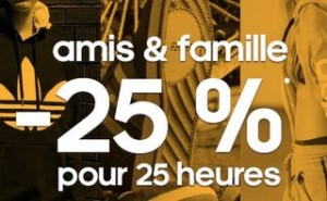 Adidas : moins 25% sur tout le site