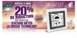 code promo Station Meteo La Crosse Technology