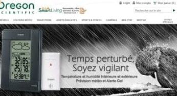 Remise de 20% sur les Stations Météo et réveils Oregon Scientific jusqu’à dimanche