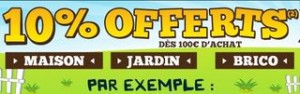 code promo cdiscount bricolage jardin maison