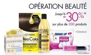 Autre offre spéciale très intéressante chez Amazon, avec plus de 500 articles Beauté à prix réduits ! Vous allez donc pouvoir faire des économies sur des produits de maquillage, coloration, crème de soins, shampoing, dentifrices et autres mais aussi des appareil comme tondeuse, épilateur, brosse à dents, sèche-cheveux… une très large sélection avec des remises allant jusqu’à moins 30%. Voir l’offre jusqu’à moins 30% sur la Beauté. Pour bénéficier de cette offre rien à faire, les remises sont déjà appliquées ! Offre valable dans la limite des stocks jusqu’au 6 avril inclus. L’offre spéciales concerne des marques comme : Revlon, Dessange, Diadermine, Denivit, Dove, Diadermine, Franck Provost, Eugène Color, Fa, Sensationail, Kéracolor, Le Petit Marseillais, Neutrogéna, Laboratoires Kéranove, Gillette, Nivea, Philips, Timotei, Vademecum, Neutrogena, Tahiti, Teraxyl, Miss Den…