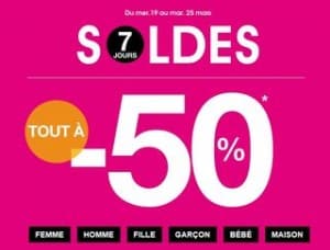 Soldes flottants Kiabi ! Tout à moitié prix