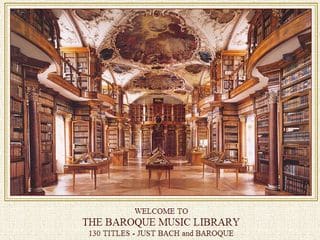 130 albums de Bach et Classique baroque gratuits en téléchargement 