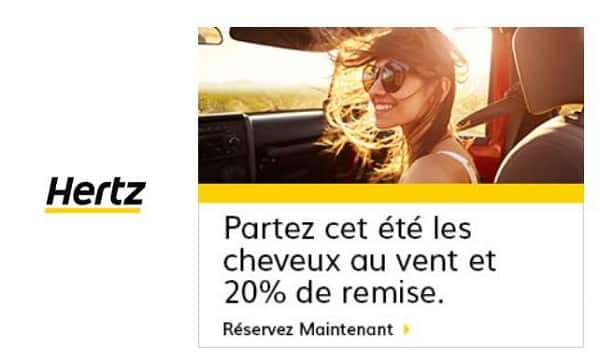 20% De Remise Sur La Location D’une Voiture Hertz En France Et Europe Cet été