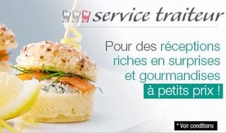 5 euros offerts pour 50 euros d’achats Auchan Traiteur