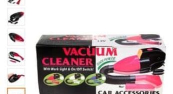 Moins de 9 euros l’aspirateur de voiture (port inclus)