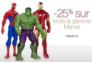 Bon plan figurine / article Marvel : 25% de remise immédiate 