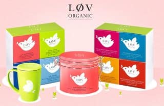 Bon plan thés et infusions bio : 25€ pour 50€ Løv Organic