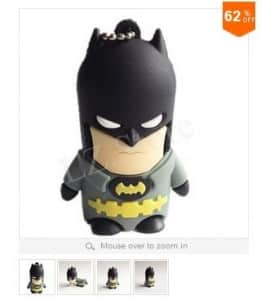 Clé USB Batman 32Go à moins 10 euros