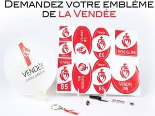 Gratuit : stylo, porte clé, pins… de Vendée 