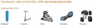 Offre speciale Glisse chez Amazon