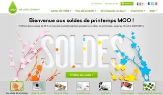 Remise de 25% sur cartes de visites, cartes postale, autocollants et autres articles imprimés