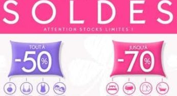 Soldes flottants Françoise Saget : Lingerie, Maison et Enfant tout à -50% et jusqu’à -70% sur les autres rayons