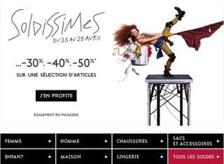 Soldes flottants Galeries Lafayette Avril 2014