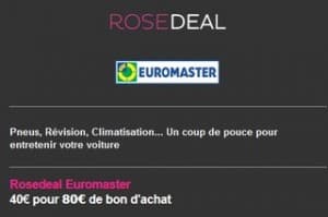 bon plan Euromaster vente privee