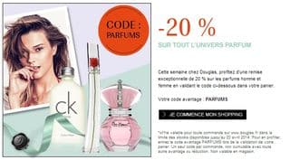 bon plan Parfum Douglas