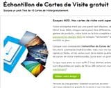 carte de visite gratuite Moo