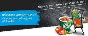 Cup-a-Soup Knorr gratuit