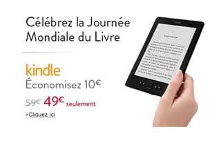 liseuse Amazon Kindle 6  pouces à moins de 50 euros port inclus