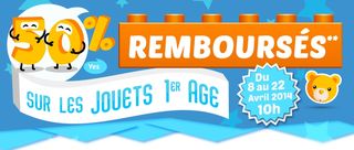 offre remboursement Cdiscount jouets premiers ages