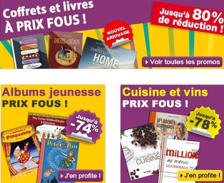 Livres, livres enfants et coffrets jusqu’à moins 80% sur Decitre