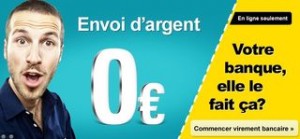 transfert d’argent gratuit avec Western Union