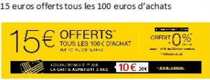 FNAC : 15€ offerts tous les 100€ d’achats + carte adhérent 3 ans pour 10 euros