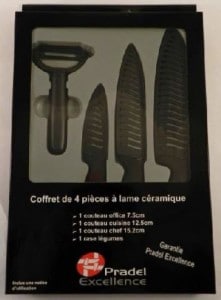 4 pieces Ceramique Pradel Excellence a moins de 20 euros