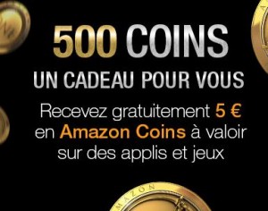 5 euros d’application Android sur App-store Amazon 