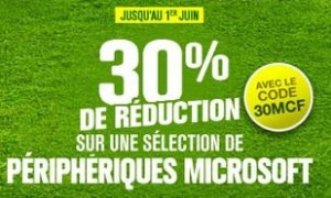 Accessoires Microsoft : remise supplémentaire de 30% 