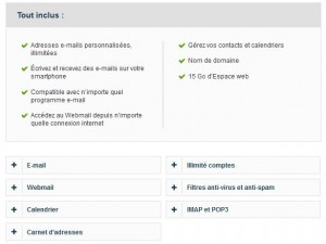 Email gratuit sans engagement ONE