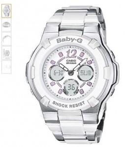 Montre Casio femme Baby-G à 64 euros port inclus 