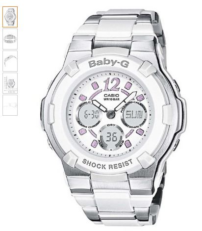 Montre Casio Baby-G Pour Femme, Rose, étanche 200 M, Avec Alarme Et Chronographe - Occasion