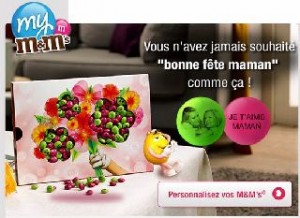 Remise de 20% sur les M&M’s personnalisés 