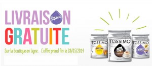 Tassimo : livraison gratuite pendant 6 jours